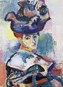 Henri Matisse The woman wearing a hat painting